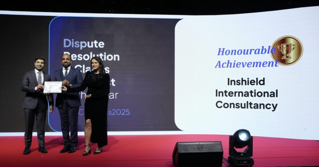 InShield International Consultancy Honoured at the 2025 Middle East Consultant Awards